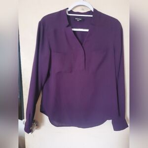 Deep plum blouse